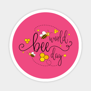 Bee world day Magnet